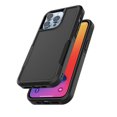 thumbnail image 6 of for iPhone 14 14 Pro Max 14 Plus Case, 2 in 1 Heavy Duty Armor Shockproof Tough Hybrid Dual Layer Rubber Drop Protection Soft Bumper Rugged Protective Phone Cover Case for iPhone 14 -Black, 6 of 7