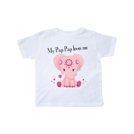 

Inktastic Aditi My Pap Pap loves me Gift Toddler Boy or Toddler Girl T-Shirt