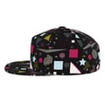 thumbnail image 3 of Balery Baseball Cap Flat Bill Hats for Men Adjustable Size for Running Workouts and Outdoor Activities All Seasons Dad Hat(Colorful Geometry ), 3 of 9