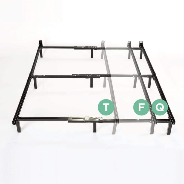 Zinus Mice Compack Adjustable Steel, How To Put A Queen Size Metal Frame Together