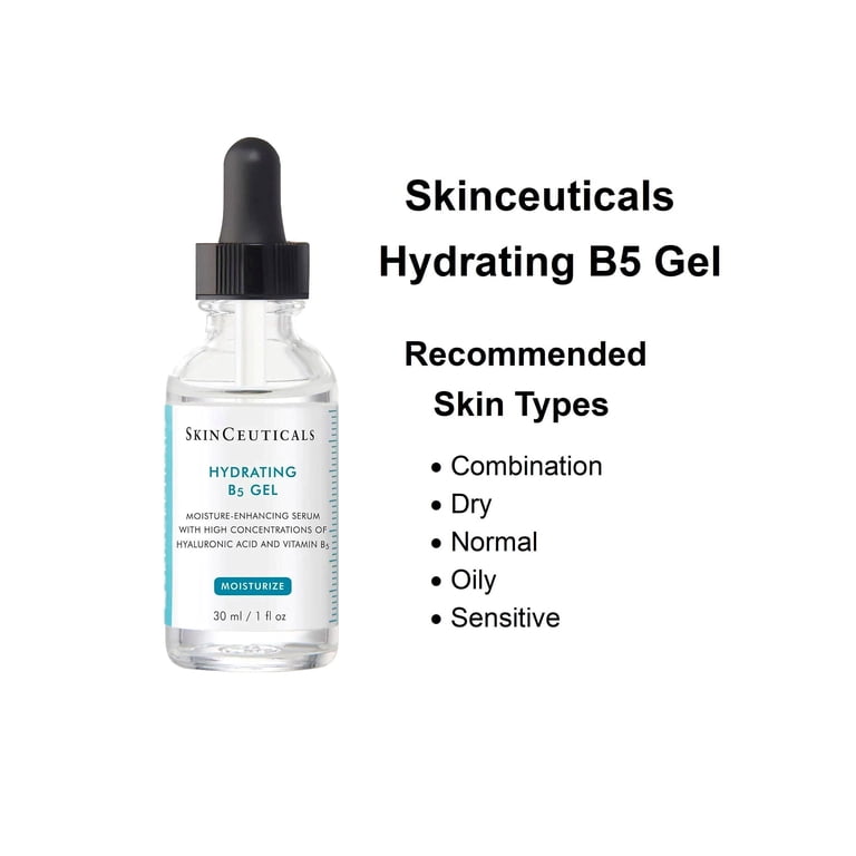 Fluide Hydratant SkinCeuticals Hydrating B5 - 30ml - À L'acide Hyaluronique Et Vitamine B5