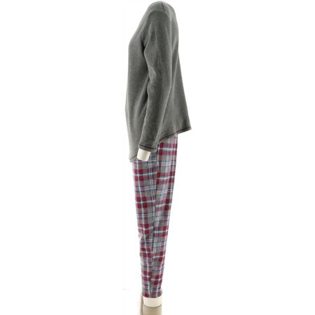 cuddl duds regular fleecewear stretch jogger pajama set