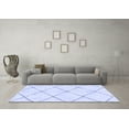 thumbnail image 3 of Ahgly Company Indoor Rectangle Solid Blue Modern Area Rugs, 4' x 6', 3 of 4