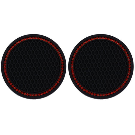 

2pcs Car Water Coaster Mat Car Non-slips Coaster Mat Cup Cushion Cup Placemat