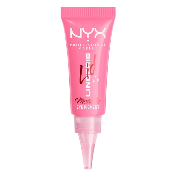 NYX Professional Makeup Lid Lingerie Liquid Eyeshadow And Cream Shimmer, Push-Up-Pink, 0.2 fl oz