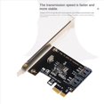 thumbnail image 5 of 2X Adaptador PCI-e de Tarjeta PCIE una Convertidor PCI Express una SATA3.0 Adaptador de Tarjeta Controladora de Expansión III 6G de 2 Puertos, 5 of 5