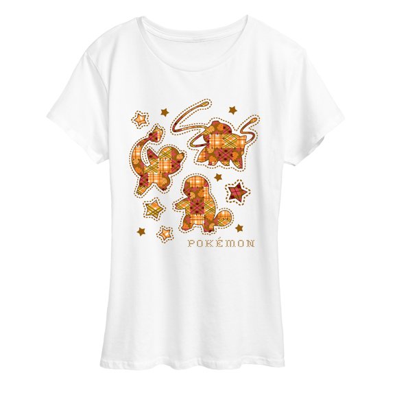 Pokémon - Fall Patchwork - Women's Short Sleeve Graphic T-Shirt