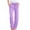 Purple, variant on HNMKIU Women's Casual Trousers Comfortable Elastic Waist Pants for Daily Wear Versatile Loose Fit Workout Bottoms for Effortless Style and Movement