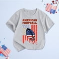 thumbnail image 2 of EnJoCho Child 2024 Tops Crewneck Summer Children's T Shirt Tops Kids Baby Girls Boys 4th Of July Summer Short Sleeve Independence Day, 2 of 9