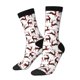 thumbnail image 1 of Balery Christmas Plaid Moose Calcetas Largas con Estampado para Hombre y Mujer – Suaves y Transpirables, Talla Única (US 5-11), 1 of 6