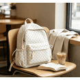 thumbnail image 3 of Polka Dot Casual Nylon Daypack, Large Capacity Lightweight Fashion Backpack for Travel Outdoor Daily Commute, 3 of 8
