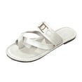 thumbnail image 3 of Mostsola Flip Flops for Women Casual Sandals Slip on Flats Shoes Lightweight Slides Fashion Slippers, 3 of 8