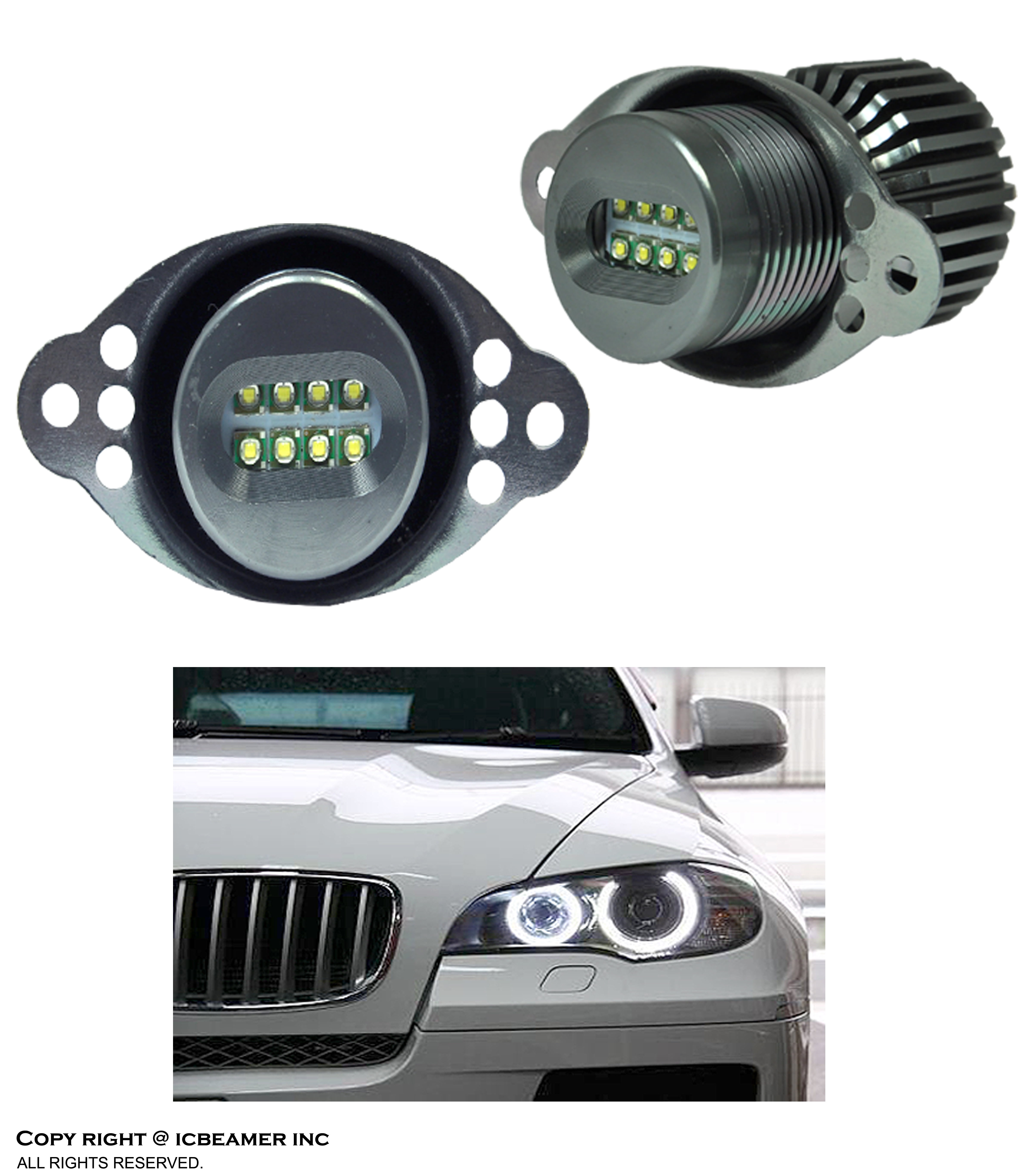 For BMW 3 Series E90 100w Super White Xenon Low Dip Beam Headlight Bulbs Pair 