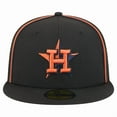 thumbnail image 2 of Men's New Era Black Houston Astros Soutache 59FIFTY Fitted Hat, 2 of 5