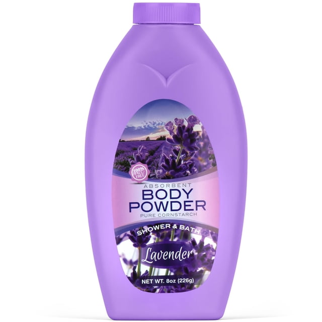 R-NEU Polvo de baño corporal para mujeres libre de talco Royal Bouqet Polvo en polvo Recambio extra grande 8 oz