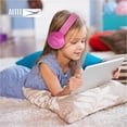 thumbnail image 2 of audifonos inalámbricos Bluetooth 2 en 1 seguros para niños, sonido cristalino, limitación de volumen segura, diseño plegable, disfruta del audio y protege la audición de tu hijo, 2 of 5