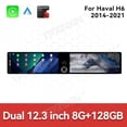 thumbnail image 3 of TPXINXIN Dual 12.3 inch Screen Car Radio For Haval H6 2014-2021 Android GPS Navigation Multimedia Video Player Stereo Receiver Head Unit, 3 of 15