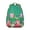 Green-10, variant on Retro Hawaiian Backpack Palm Leaf Jungle Summer School Bag for Students Aloha Floral Travel Backpack for Student and Student