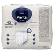 Abena Premium Pants M3 Disposable Underwear Pull On with Tear Away Seams Medium, 1000021324, 50, 180 Ct