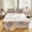 Full(53.94"*75.98"), variant on 4pcs Flower Stitching Print Fitted Sheet Set - Soft & Breathable Bedding for Bedroom, Guest Room, Hotel, Dorm