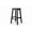 Brown 2pcs, variant on Industrial Modern Bar Stools Set of 2 – PU Leather Upholstered Counter Height Chairs with Low Back, Sturdy Wood Legs, Footrest, Perfect for Kitchen Island, Dining Room, Patio, Cafe – Black