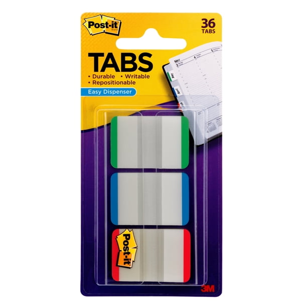 Post it Tabs 1 In Lined Green Blue Red 36 Tabs Walmart Post it tabs 1 in lined green blue red 36 tabs walmart
