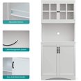 mecor Kitchen Pantry Storage Free Standing Sideboard Buffet