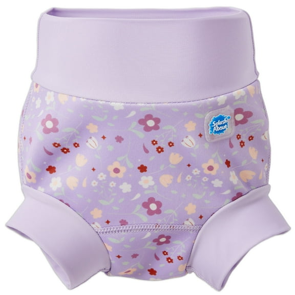 Splash About Girl's Happy Nappy™ Reusable Swim Diaper, Lilac Spring, 2-3 Years