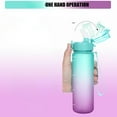 thumbnail image 6 of Oldley Leak-Proof 17 oz Purple Solid Print Motivational Tritan Kid Water Bottle with Straw Lid  For Girls, 6 of 6