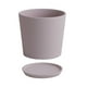 thumbnail image 1 of Cateissary Maceta de cerámica para flores, contenedor de escritorio, jardín de autoabsorción de agua, con bandeja, maceta en maceta para Jardín y Patio Púrpura, 1 of 6
