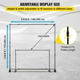 thumbnail image 5 of 8 Feet Retractable Banner Stand Telescopic Backdrop with Carrying Bag Adjustable Step and Repeat for Trade Shows, 5 of 11