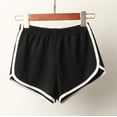 thumbnail image 2 of Jxximdong Shorts for Women Women Summer Sport Casual Shorts Beach Short Pants Black L Pants, 2 of 4