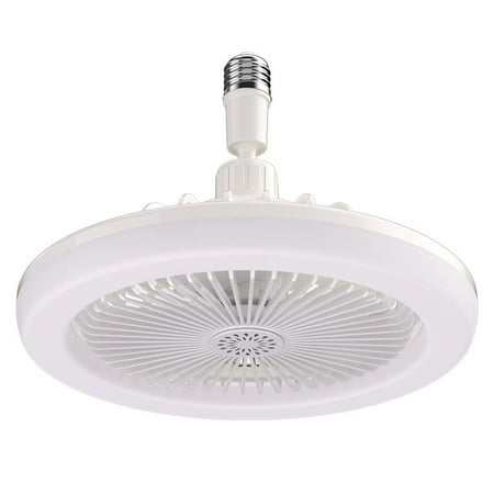 

NGTEVOOS Clearance E27 Ceiling Fan with Lights Enclosed Low Profile Fan Light Ceiling Light with Fan