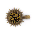 thumbnail image 1 of Chinese Style Asia Peony Pattern Hairpin Sun Headwear Retro Metal Clips Pin, 1 of 3