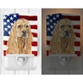 thumbnail image 2 of Buff Cocker Spaniel with American Flag Ceramic Night Light, 2 of 2