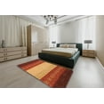 thumbnail image 5 of Ahgly Company Machine Washable Indoor Square Abstract Tomato Red Area Rugs, 7' Square, 5 of 7