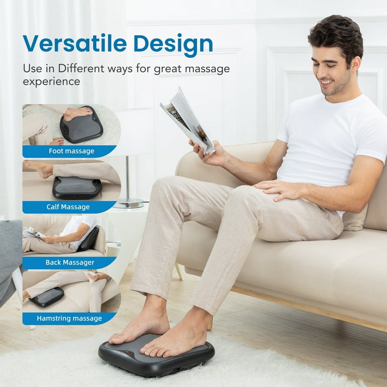  Nekteck Shiatsu Neck and Back Massager with Heat Smart Foot and  Calf Massager APP Control : Health & Household