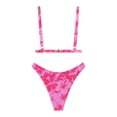 thumbnail image 3 of Conjunto de bikini ZAFUL, traje de baño de cintura alta con estampado floral para mujer, 3 of 7