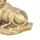 thumbnail image 5 of Brass Bull Ornament Lying Position Statue Wall Street Bull With Base for Tea Pets Small Craft Decoration, 5 of 5