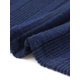 thumbnail image 5 of Cárdigan de mujer de talla grande Agnes Orinda, con botones, cuello en V, manga larga, bolsillo, tejido acanalado, suelto y casual, talla 1X, azul marino, 5 of 6