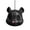#02 Black, variant on Squirrel Head Feeder for Outdoor,Funny Animal Face Hanging Chipmunk Feeder, Backyard Garden Patio Tree Branch for Backyard Patio GardenDecor, Gift, Green, by Zovey