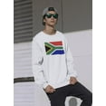 thumbnail image 3 of South Africa Flag Sketch Sweatshirt Men -Image by Shutterstock, Male 3X-Large, 3 of 4