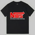 thumbnail image 1 of T-Shirt Décontracté en Coton pour Hommes avec Imprimé Système de Protoxyde d'Azote, Confortable et Doux, Sport de Rue, Col Rond, Coupe Décontractée, Toutes Saisons, Taille TTTG, 1 of 5