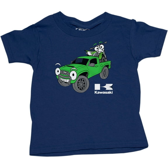 Factory Effex Kawasaki Toddler Short Sleeve T-Shirt Blue 4T