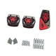 thumbnail image 4 of 2 piezas de almohadillas de pedal de coche, accesorios genéricos profesionales para el interior del coche, de alta calidad. Equipo manual rojo, 4 of 9