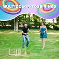 thumbnail image 5 of Uxcell Plastic Ring-Toss Rings for Bottles Carnival Rings Plastic Hoops 2 Inch Yellow/Green 60 Pcs, 5 of 7