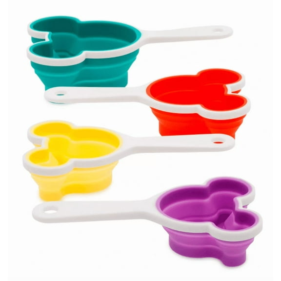 Disney Parks Mickey Mouse Icon Measuring Cups Set New With Tag