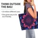 thumbnail image 2 of Balery Bohemian Vintage Pattern Bolsa Tote Estilo Estético con Cremalleras, Bolsa de Hombro, Bolsa de Compras Grande y Plegable, 2 of 8
