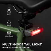 Swiss Tech High Powered Smart Bicycle Light Combo with 2000 Lumen Front Light