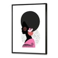 thumbnail image 3 of Designart 'Ethnic Geometric Silhouette of African American I' Modern Framed Canvas Wall Art Print, 3 of 5